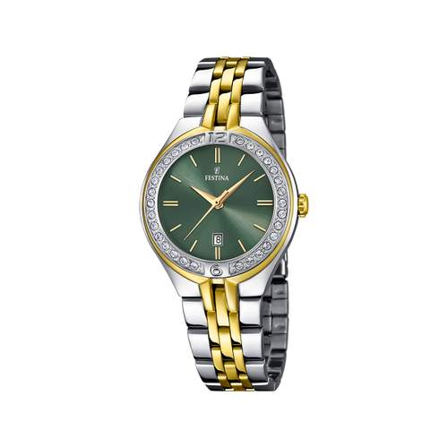 Montre FESTINA femme bracelet acier inoxydable bicolore