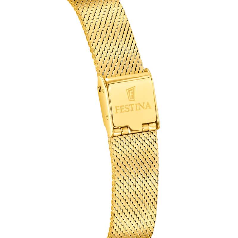 Montre FESTINA FESTINA swiss made femme bracelet acier inoxydable doré - vue D3