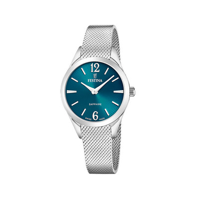 Montre FESTINA swiss made femme bracelet acier inoxydable - vue 1