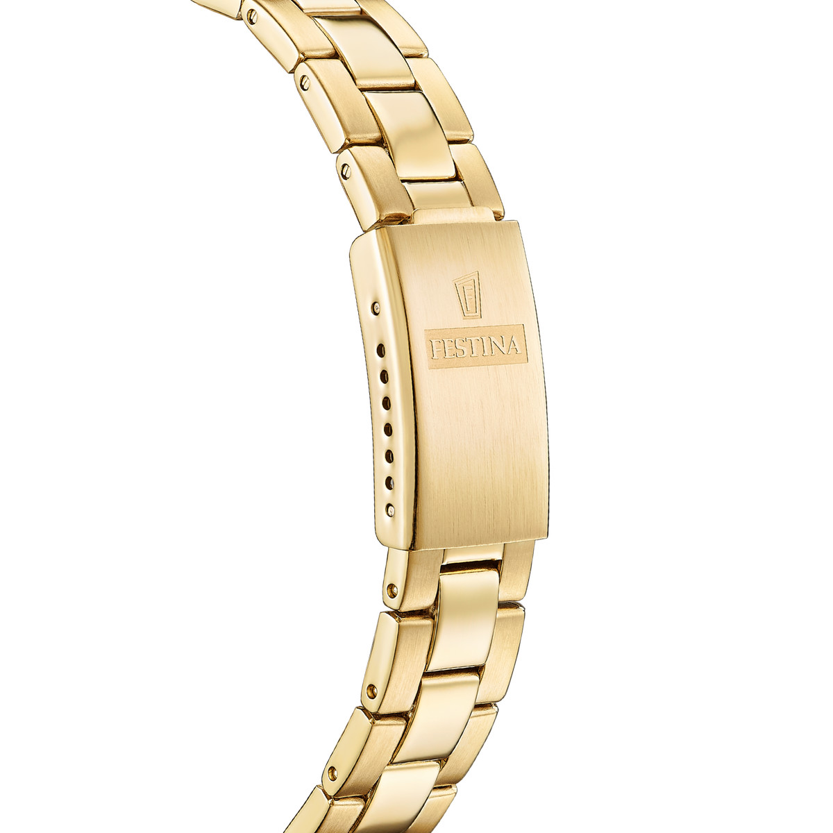 FESTINA Swiss-made women's watch with gold-plated stainless steel bracelet - view D3