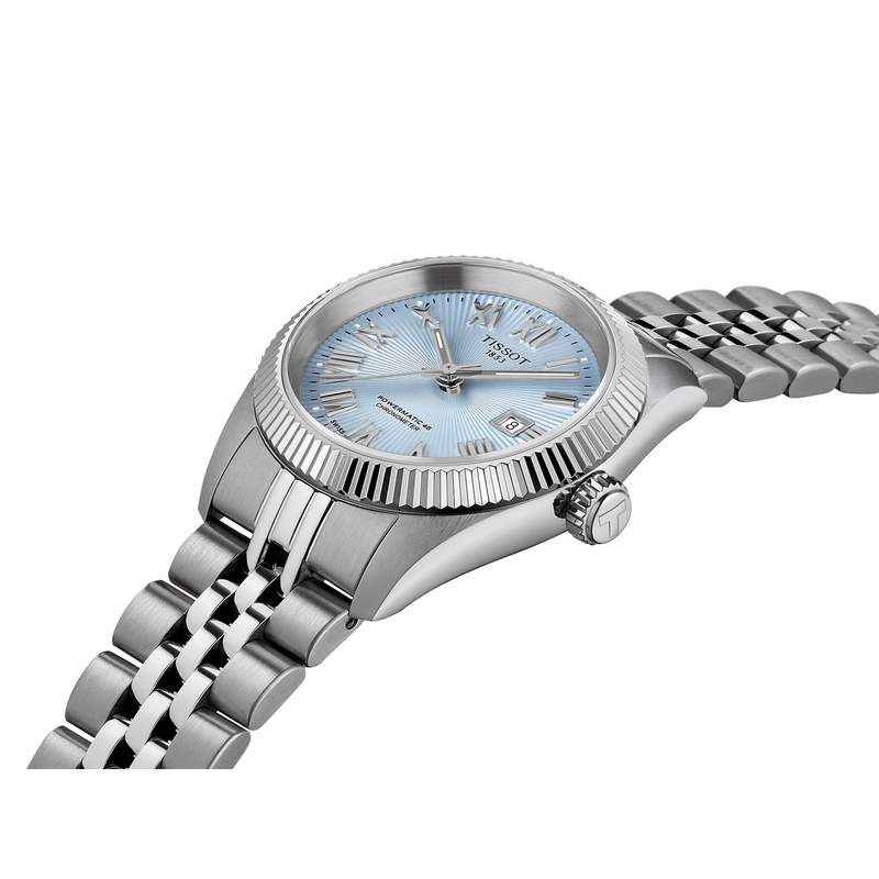 Montre TISSOT ballade femme automatique, bracelet acier inoxydable - vue D1