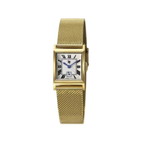 LIP LIP Churchill women's watch with gold-plated stainless steel bracelet