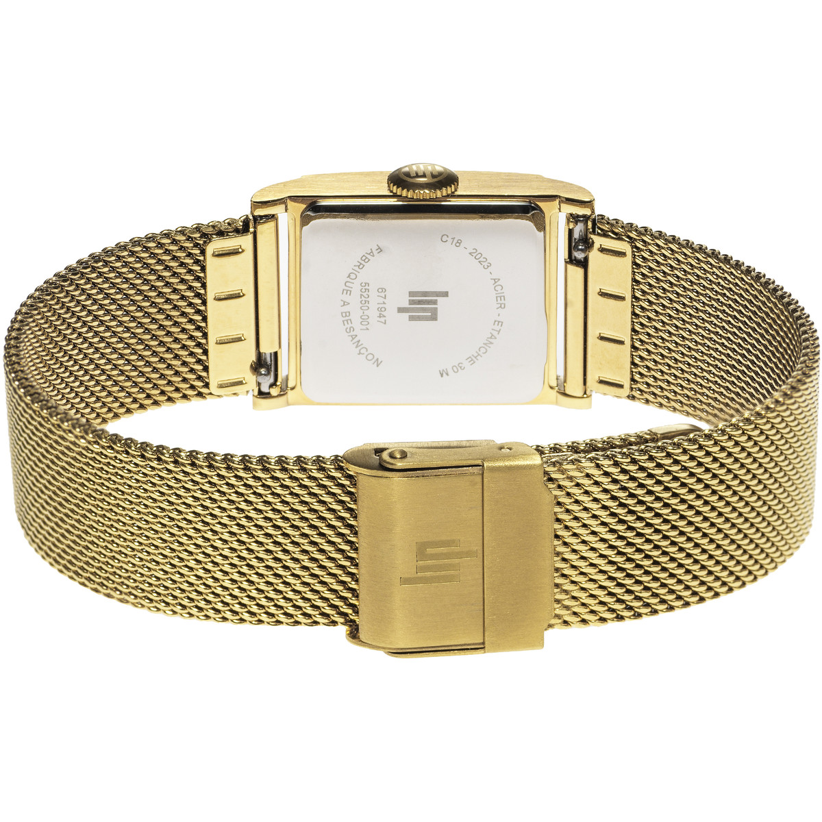 Montre LIP LIP churchill femme bracelet acier inoxydable doré - vue 3