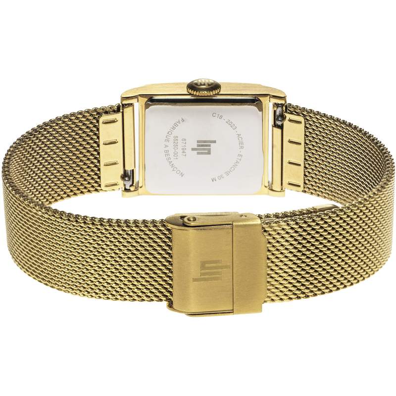 Montre LIP LIP churchill femme bracelet acier inoxydable doré - vue 3