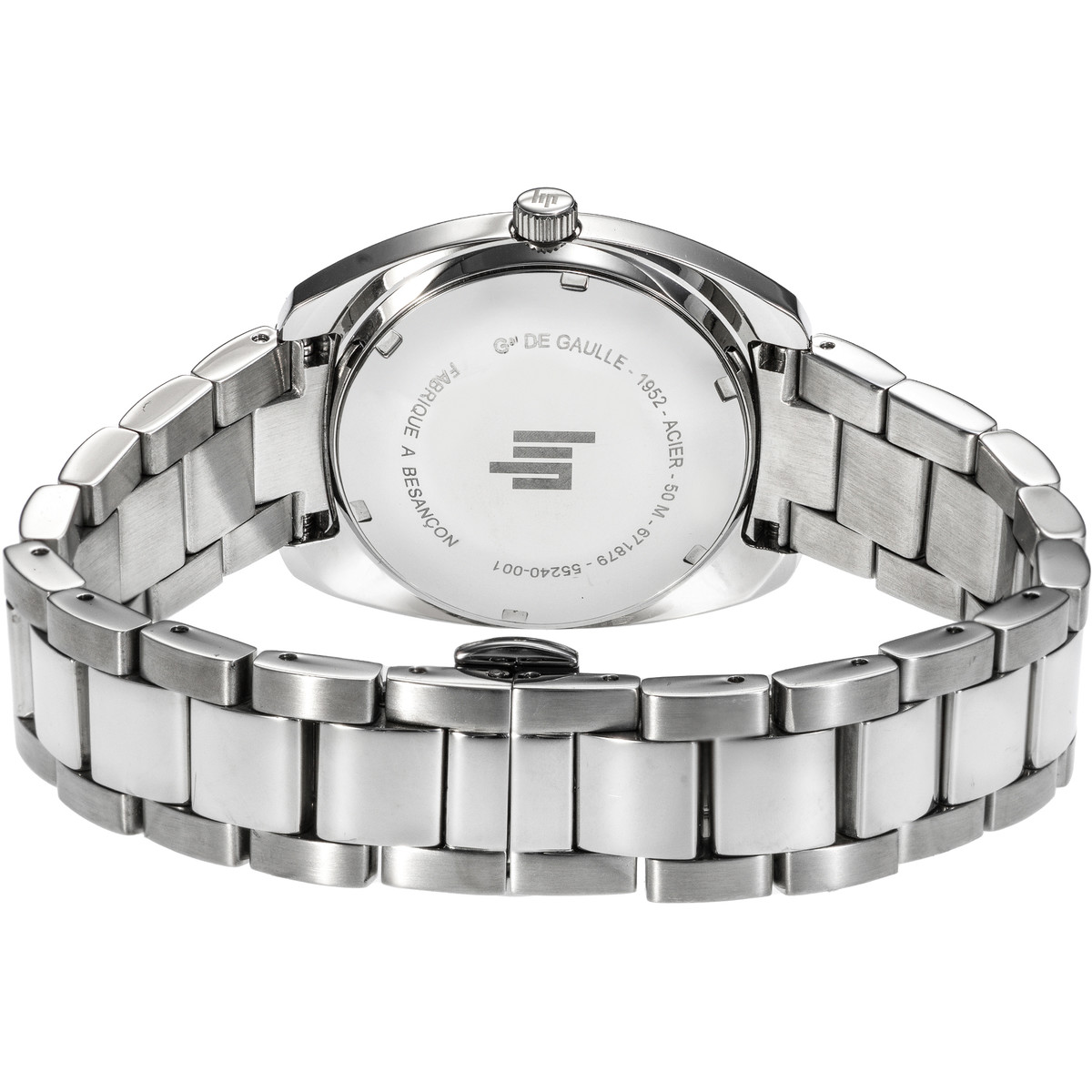 Montre LIP général de gaulle mixte bracelet acier inoxydable - vue 3