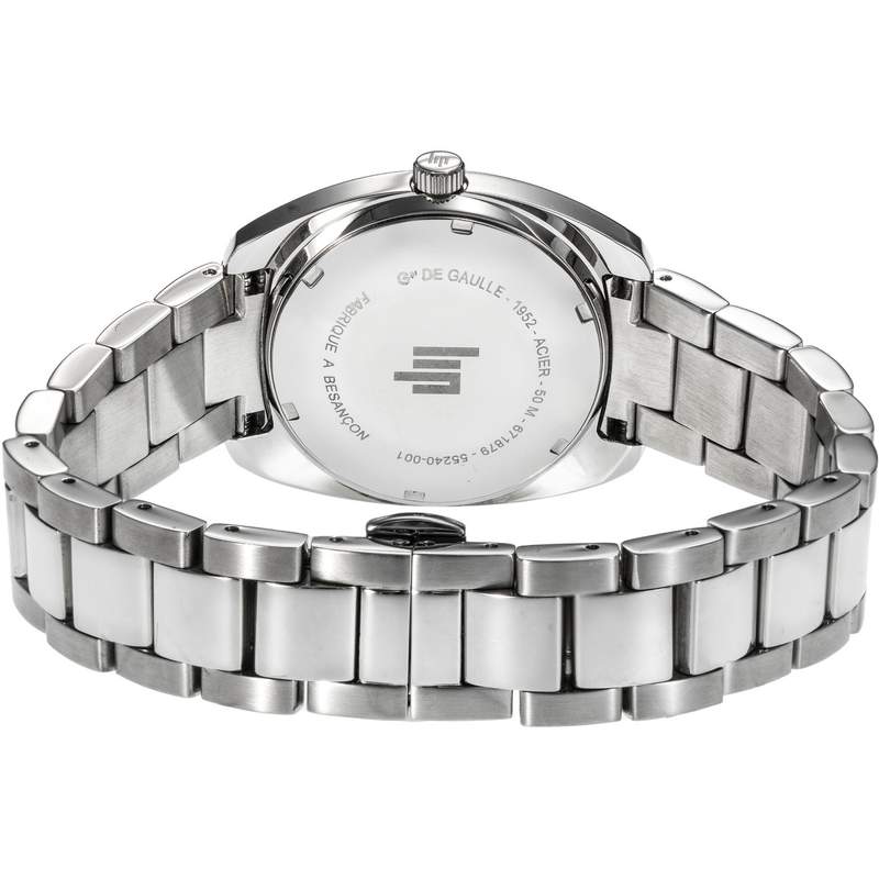 Montre LIP général de gaulle mixte bracelet acier inoxydable - vue 3