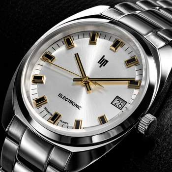 LIP General de Gaulle horloge voor dames en heren met roestvrijstalen band