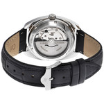 Montre LIP Général de Gaulle mixte automatique, bracelet cuir noir - vue 3