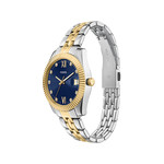 Montre FOSSIL scarlette femme bracelet acier inoxydable bicolore jaune - vue 2