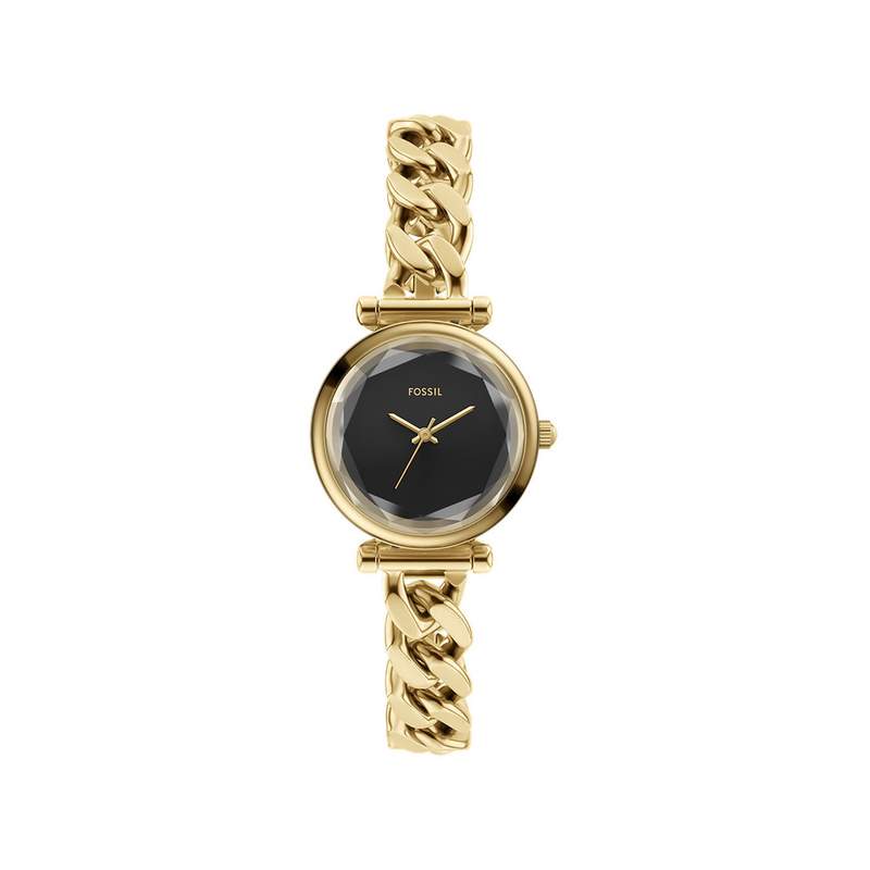 Montre FOSSIL carlie femme bracelet acier inoxydable doré - vue 1