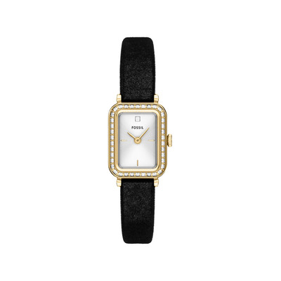 Montre FOSSIL raquel femme bracelet textile noir - vue 1