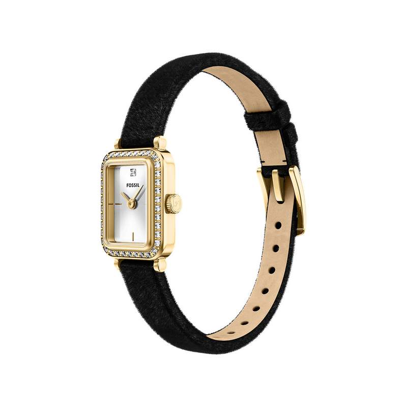 Montre FOSSIL raquel femme bracelet textile noir - vue 2