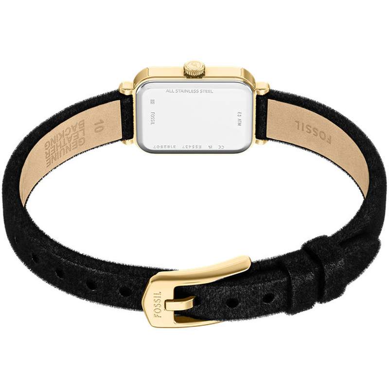 Montre FOSSIL raquel femme bracelet textile noir - vue 3