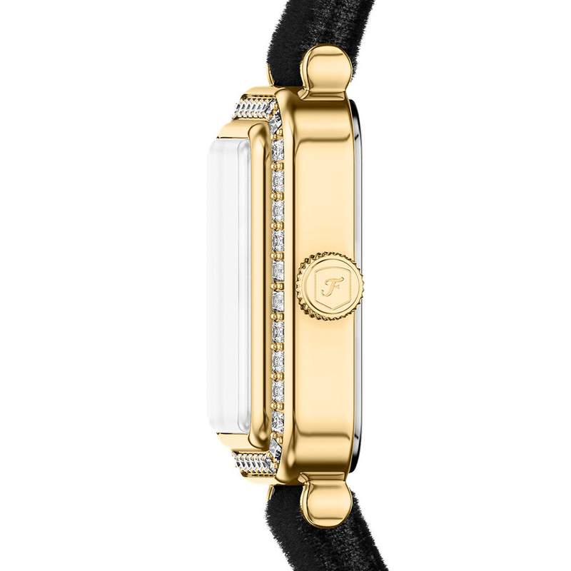 Montre FOSSIL raquel femme bracelet textile noir - vue D1