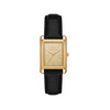 MICHAEL KORS Essex dameshorloge met zwart leren bandje - model V1