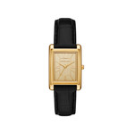 Montre MICHAEL KORS essex femme bracelet cuir noir - vue 1