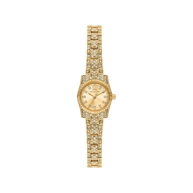 Montre MICHAEL KORS micro lexington femme bracelet acier inoxydable doré - vue 1
