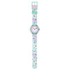 FLIK FLAK pattern paradise children's watch with recycled pet strap in green - view VD1