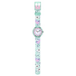 Montre FLIK FLAK pattern paradise enfant bracelet pet recycle vert - vue D1