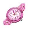 FLIK FLAK pattern paradise children's watch with recycled pet strap in pink - view V2
