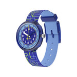 Montre FLIK FLAK pattern paradise enfant bracelet pet recycle bleu - vue 1