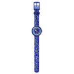 Montre FLIK FLAK pattern paradise enfant bracelet pet recycle bleu - vue D1