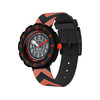 FLIK FLAK Pattern Paradise children's watch with recycled PET strap in black - view V1