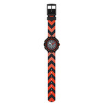 Montre FLIK FLAK pattern paradise enfant bracelet pet recycle noir - vue D1