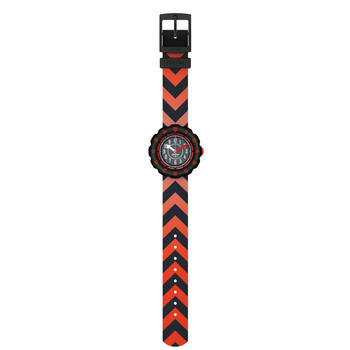 Montre FLIK FLAK pattern paradise enfant bracelet pet recycle noir