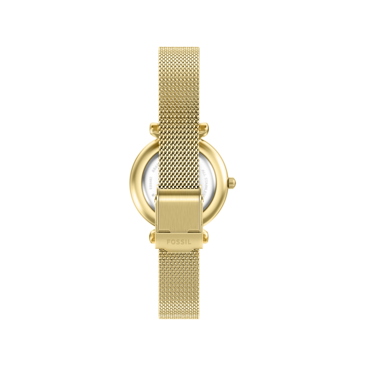 Montre FOSSIL carlie mini femme bracelet acier inoxydable doré - vue 3