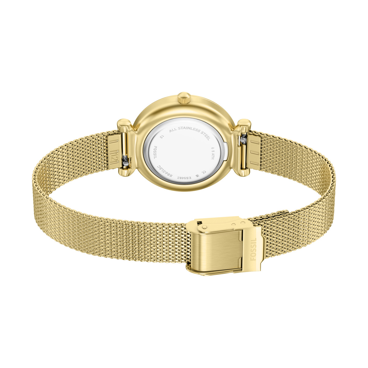 Montre FOSSIL carlie mini femme bracelet acier inoxydable doré - vue D3