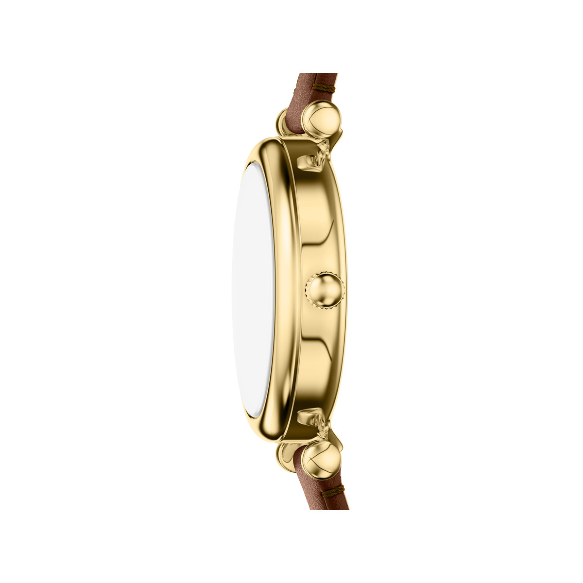 Montre FOSSIL carlie mini femme bracelet cuir marron - vue 2