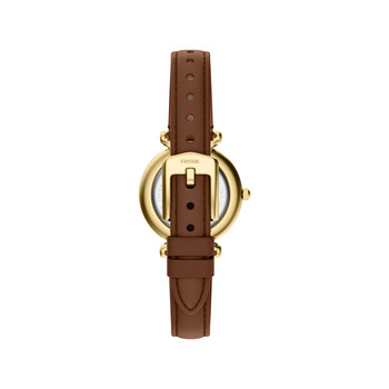 Montre FOSSIL carlie mini femme bracelet cuir marron