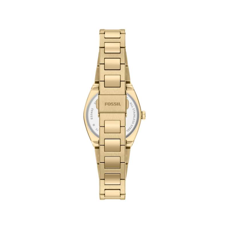 Montre FOSSIL everett femme bracelet acier inoxydable doré - vue 3