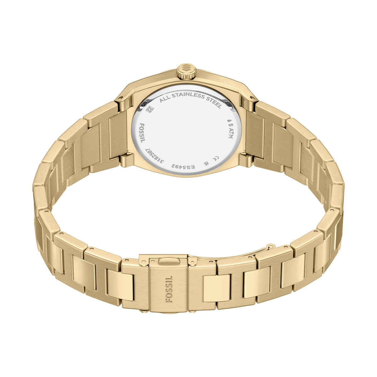 Montre FOSSIL everett femme bracelet acier inoxydable doré - vue D3