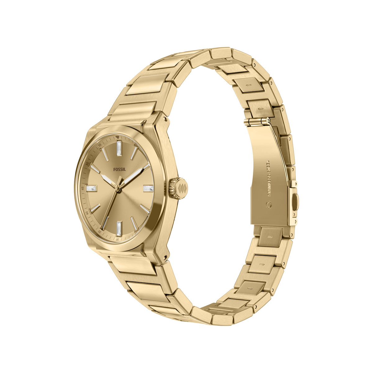 Montre FOSSIL everett femme bracelet acier inoxydable doré - vue D5