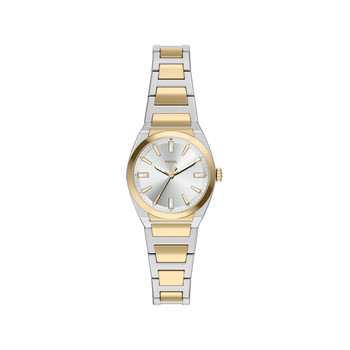 Montre FOSSIL everett femme bracelet acier inoxydable bicolore jaune