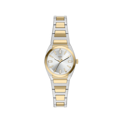Montre FOSSIL everett femme bracelet acier inoxydable bicolore jaune - vue 1