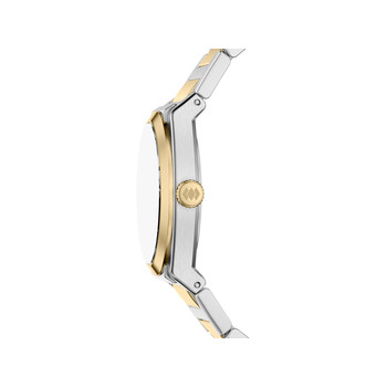 Montre FOSSIL everett femme bracelet acier inoxydable bicolore jaune