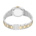 Montre FOSSIL everett femme bracelet acier inoxydable bicolore jaune - vue D3