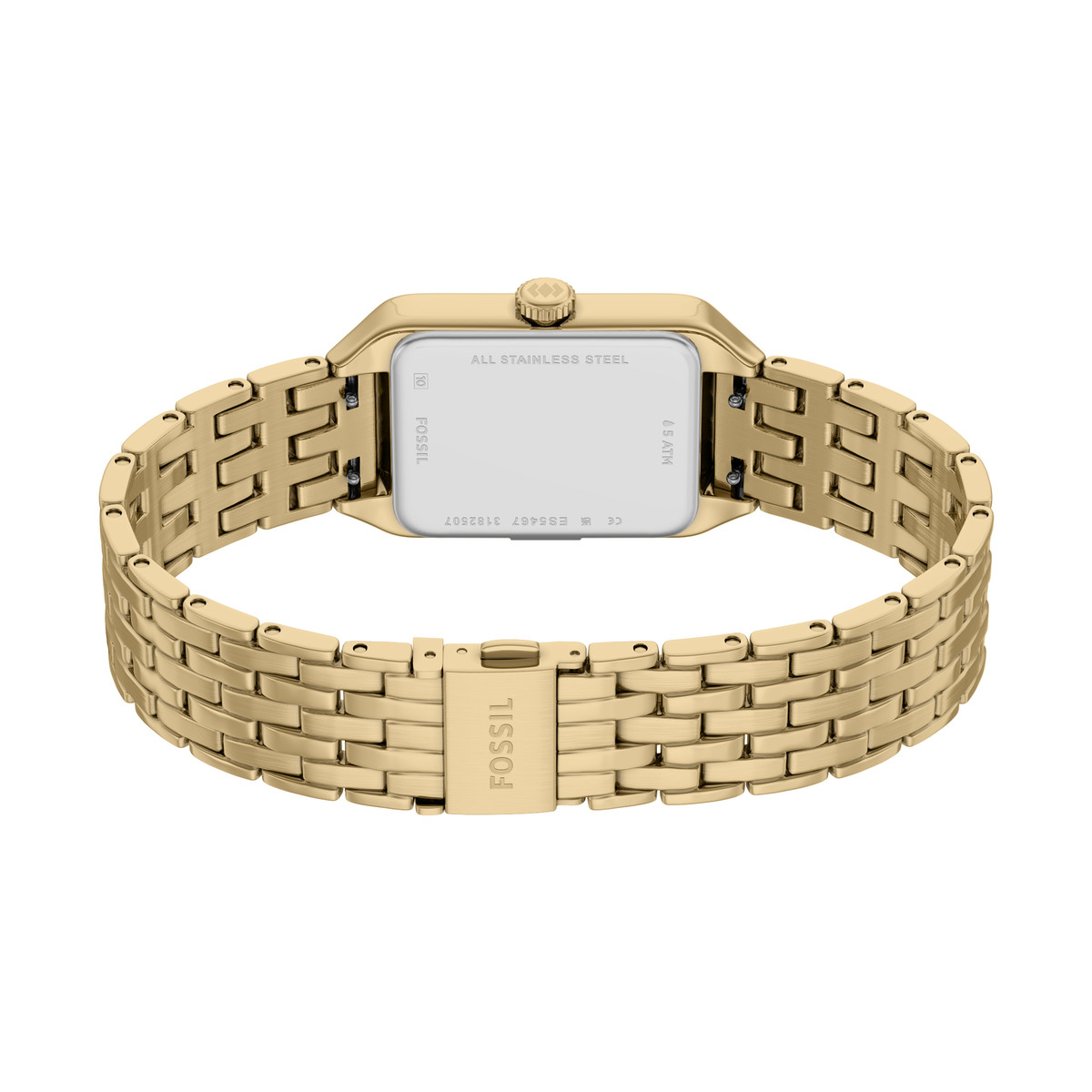 Montre FOSSIL raquel femme bracelet acier inoxydable doré - vue D3