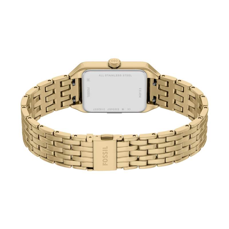 FOSSIL raquel ladies watch gold stainless steel bracelet - view D3