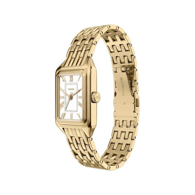 FOSSIL raquel ladies watch gold stainless steel bracelet - view D5