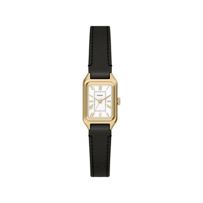 Montre FOSSIL raquel femme bracelet cuir noir - vue 1