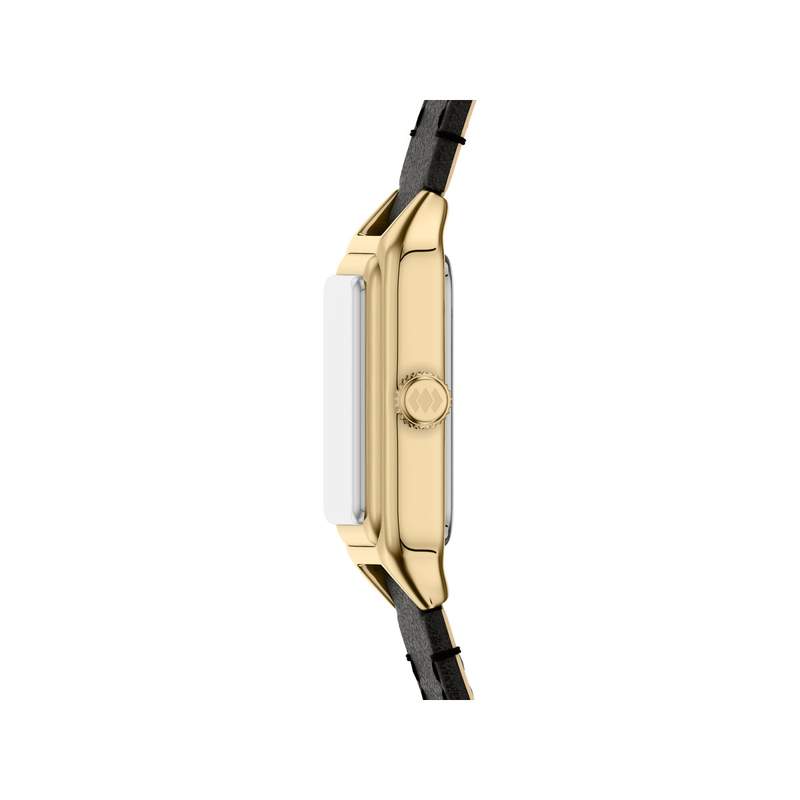 Montre FOSSIL raquel femme bracelet cuir noir - vue 2