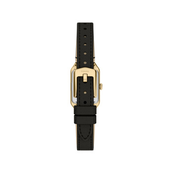 FOSSIL raquel ladies' watch with black leather strap