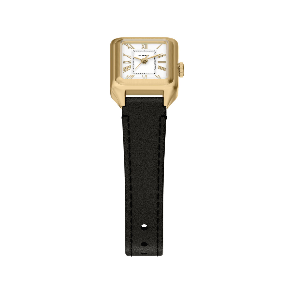 Montre FOSSIL raquel femme bracelet cuir noir - vue 4
