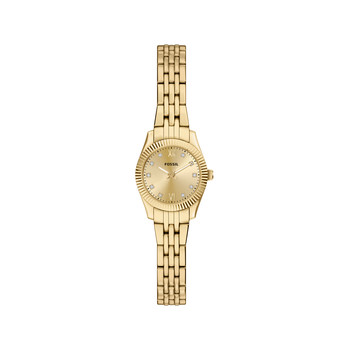 FOSSIL scarlette ladies' watch gold stainless steel bracelet