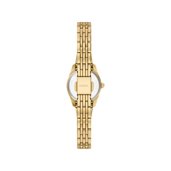 FOSSIL scarlette ladies' watch gold stainless steel bracelet