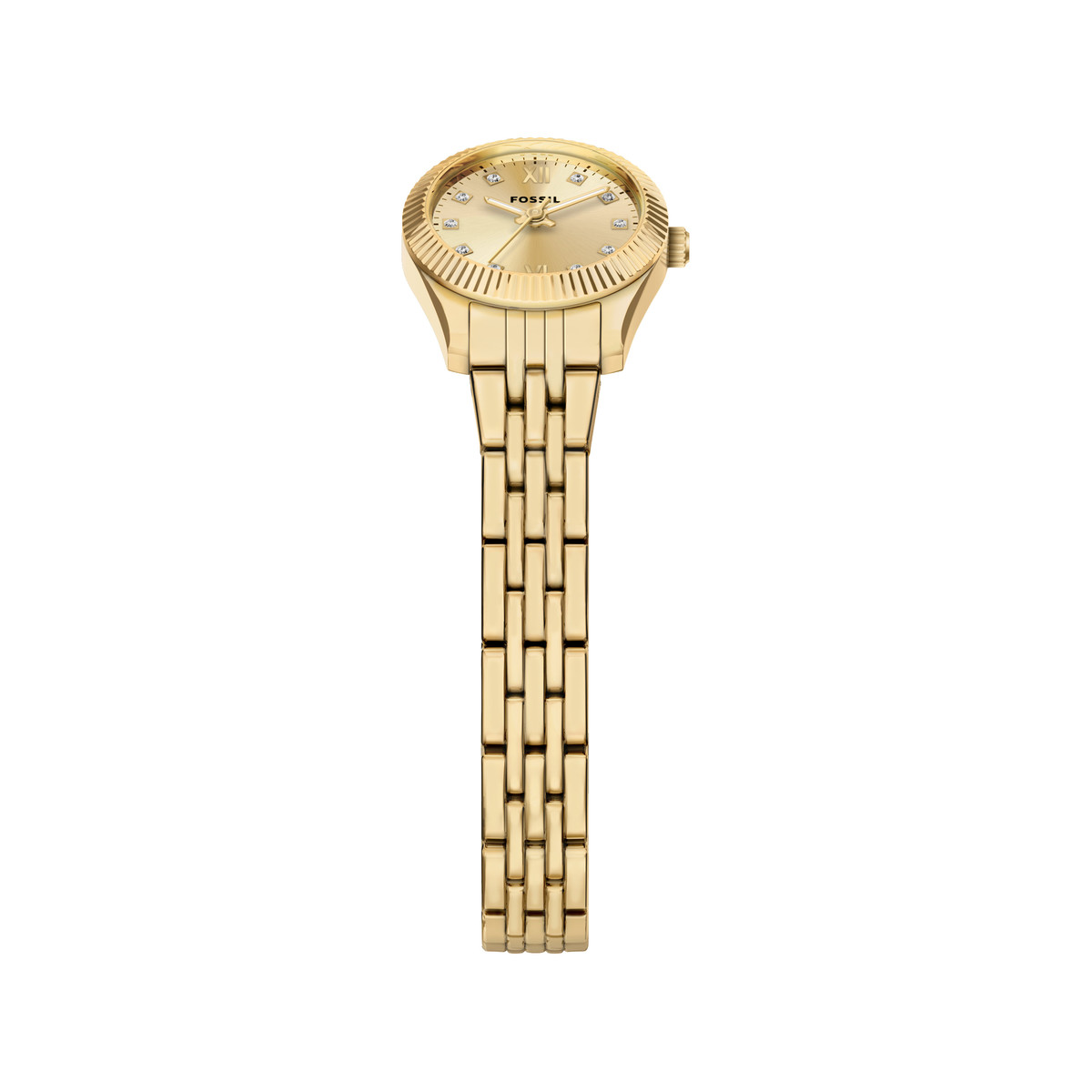 Montre FOSSIL scarlette femme bracelet acier inoxydable doré - vue 4